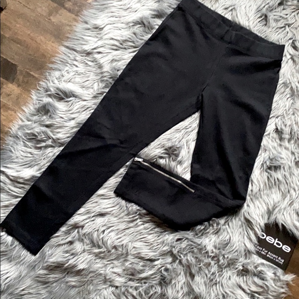 Black / Side Zipper / Pants